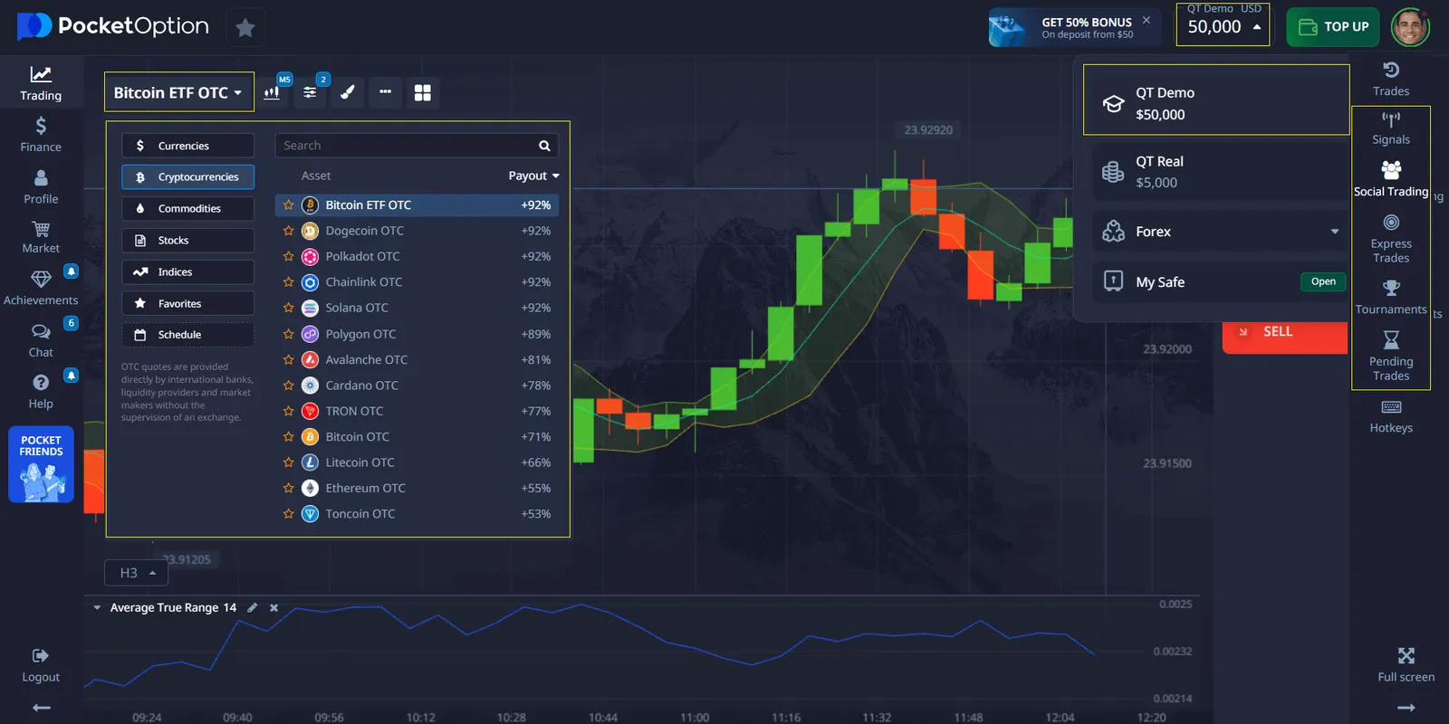 Pocket Option bonus - Pocket Option India